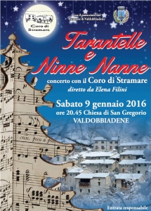 Locandina concerto a Valdo 09 gennaio 2016