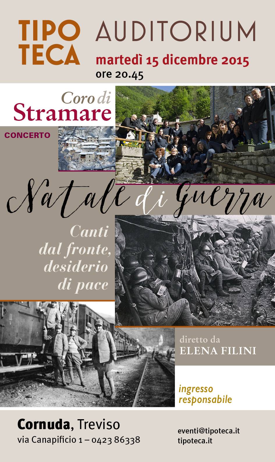 Locandina concerto in Tipoteca
