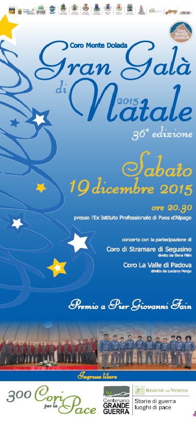 Locandina gran gala in Alpago